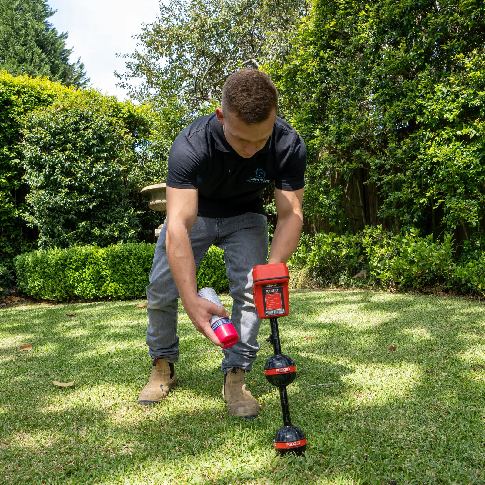 Electronic drain locating and mapping